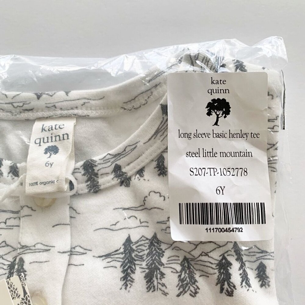 NWT Kate Quinn Organics Kids Tee 6 Years - Picture 5 of 5
